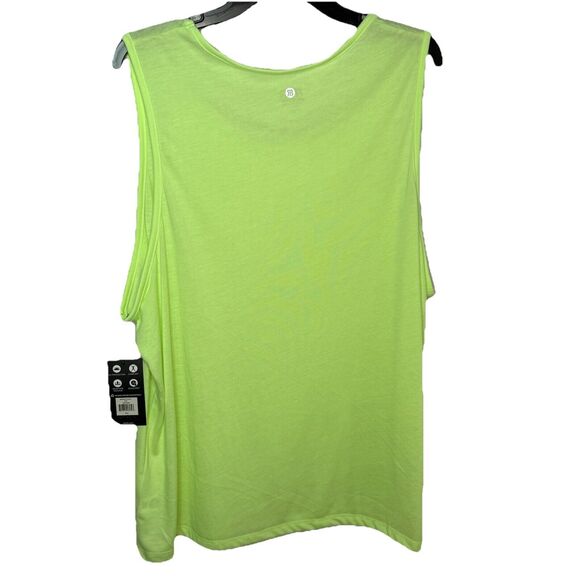 RB3 Active Men’s Sleeveless Performance Athletic Tank Neon Green Size XXL New! - Picture 5 of 8